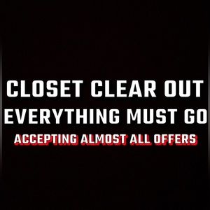 CLOSET CLEAR OUT